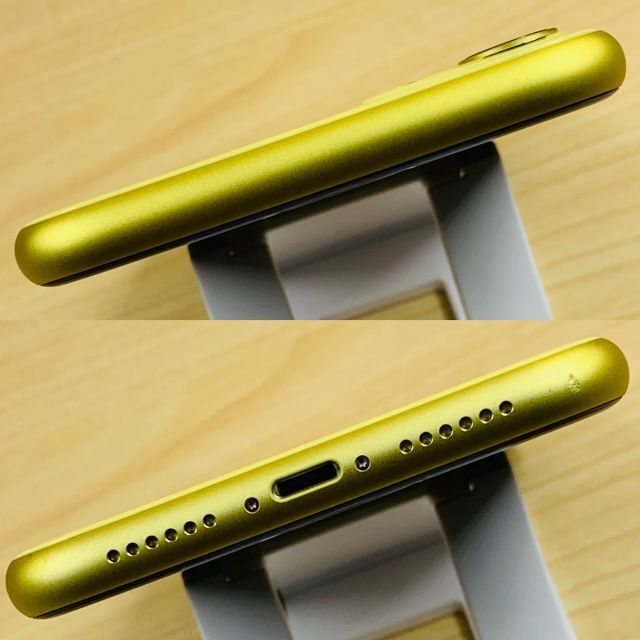 Apple(アップル)の美品 SIMフリー iPhone11 64GB イエロー P36 スマホ/家電/カメラのスマートフォン/携帯電話(スマートフォン本体)の商品写真