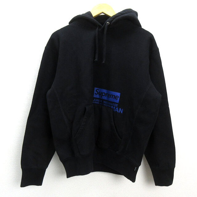 21AW新品y■21AW 新品■ジュンヤ×シュプリーム/SUPREME Hooded Sweatshirts Hoodie フード付スウェットシャツ/パーカ■黒【S】MENSコラボ【新品】■