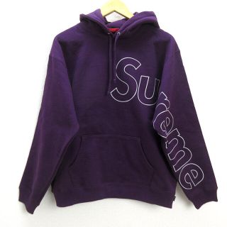 y■21FW 新品■シュプリーム/SUPREME Reflective Hooded Sweatshirt リフレクティブ フーディー スウェットシャツ■紫【M】MENS【新品】■