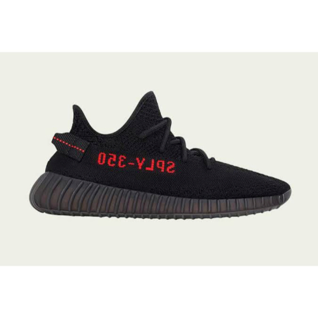 adidas(アディダス)のyeezy boost v2 core black/ solar red メンズの靴/シューズ(スニーカー)の商品写真