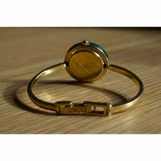 Gucci - 美品☆ 新品電池交換済み グッチ チェンジベゼル レディース