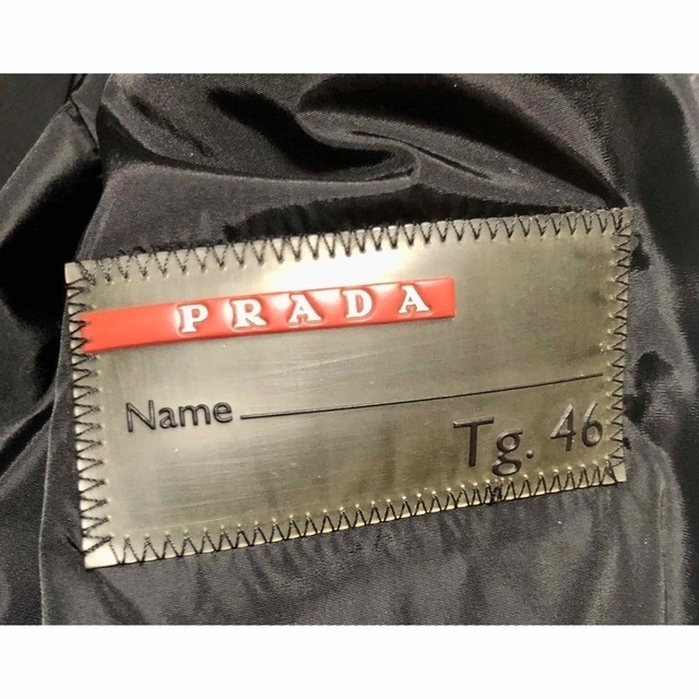 PRADA(プラダ)のPRADA ダウンジャケット 46 ブラック 黒 ショート丈　メンズ　MENS メンズのジャケット/アウター(ダウンジャケット)の商品写真