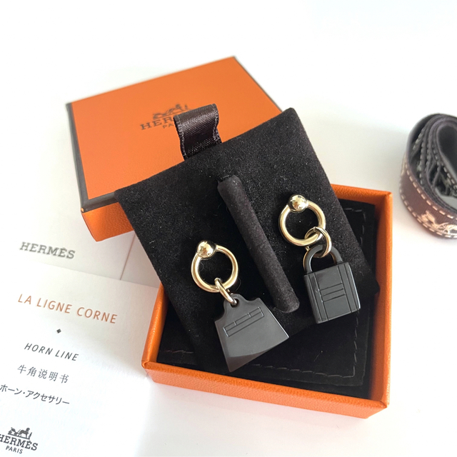 Hermes(エルメス)の新品❣️HERMES エルメス バッファローン　ピアス レディースのアクセサリー(ピアス)の商品写真