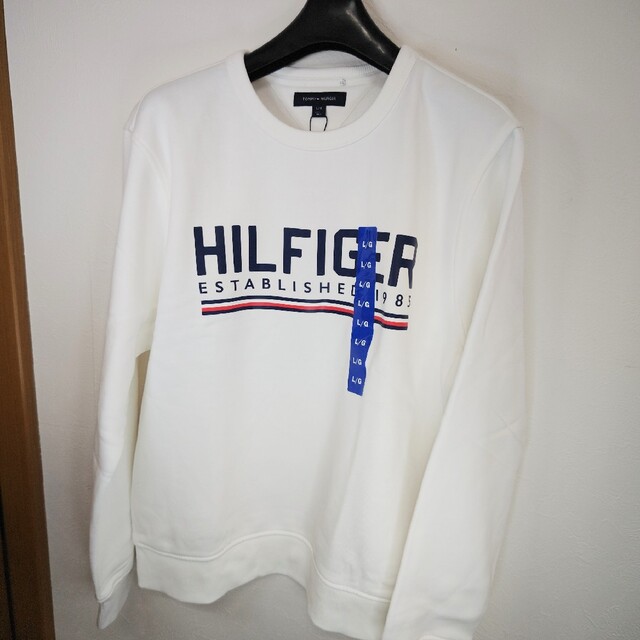 TOMMY HILFIGER(トミーヒルフィガー)のTOMMY HILFIGER メンズ トレーナー スウェット 裏起毛 Lサイズ メンズのトップス(スウェット)の商品写真