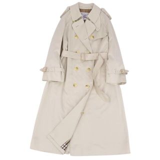 バーバリー(BURBERRY)の美品 Vintage バーバリー Burberrys コート トレンチコート コットン100％ 裏チェック アウター レディース 7AR(S相当) ライトベージュ(トレンチコート)