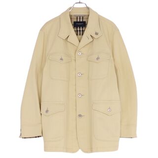 バーバリー(BURBERRY)のバーバリー ロンドン BURBERRY LONDON ジャケット カバーオールジャケット ボタンフライ コットン アウター メンズ L ベージュ(その他)