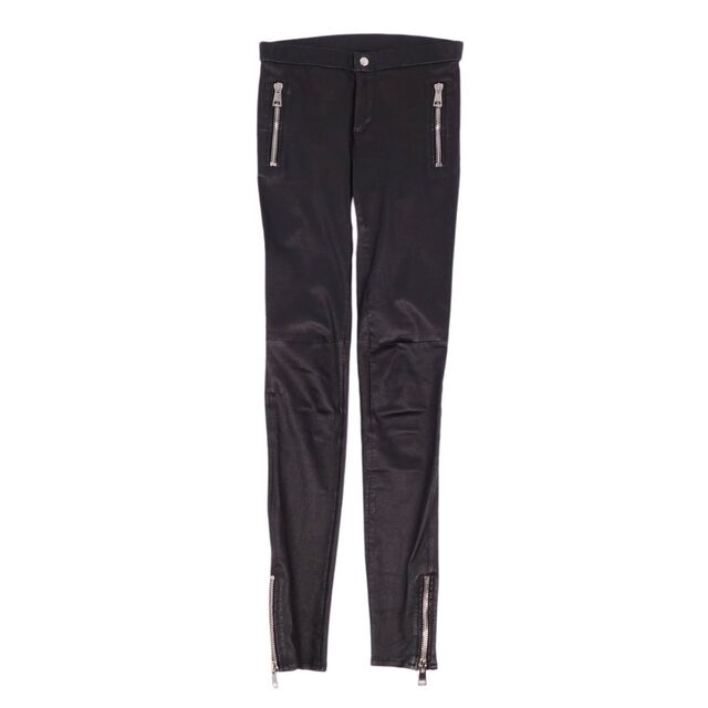 Gucci - 美品 Vintage グッチ GUCCI パンツ ロングパンツ レザーパンツ