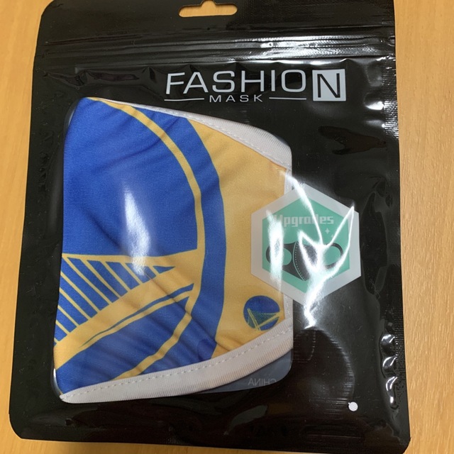 GOLDENSTATE WARRIORS マスク スポーツ/アウトドアのスポーツ/アウトドア その他(バスケットボール)の商品写真