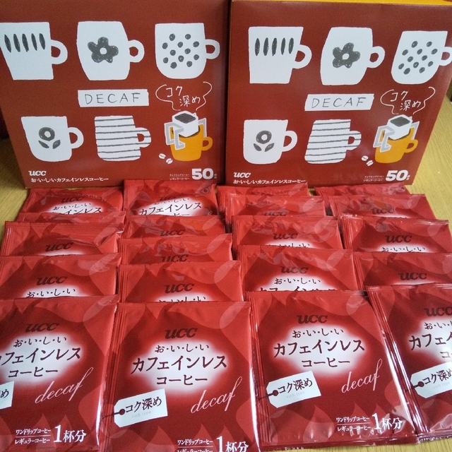 UCC おいしいカフェインレスコーヒー「コク深め」25パックの通販 by kana0520's shop｜ユーシーシーならラクマ