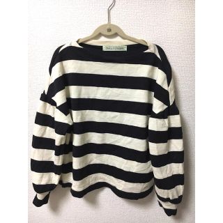 ドットアンドストライプスチャイルドウーマン(Dot&Stripes CHILDWOMAN)のDot&stripe ボーダートップス(カットソー(長袖/七分))