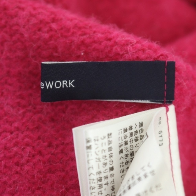 FRAMeWORK(フレームワーク)のフレームワーク 20AW ローゲージハイネックプルオーバー アルパカ ピンク レディースのトップス(ニット/セーター)の商品写真