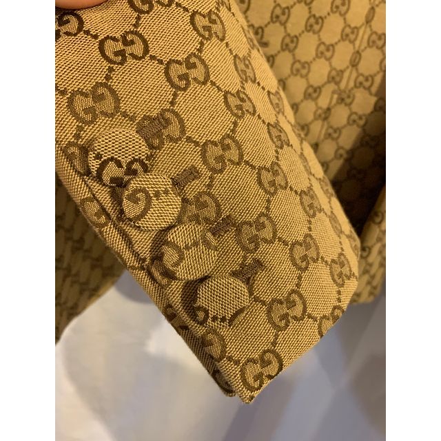 Gucci(グッチ)のnhat hoang様 専用 新品 GUCCI GGキャンバス ジャケット メンズのジャケット/アウター(テーラードジャケット)の商品写真