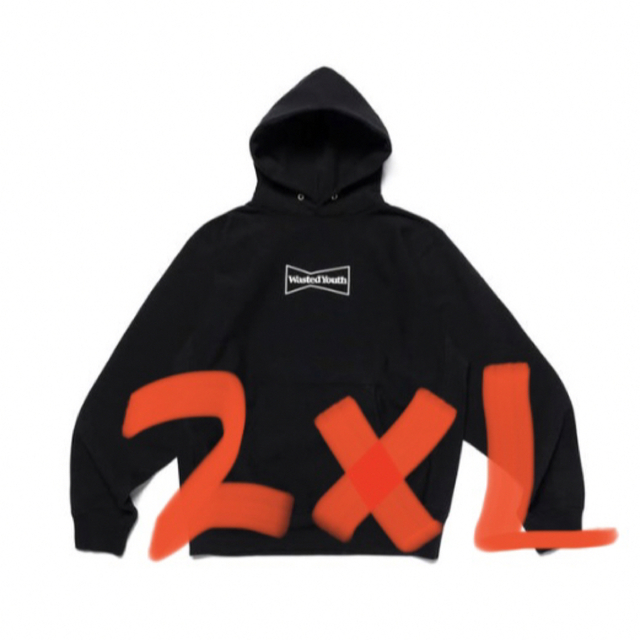 Wasted Youth Hoodie #2 Black 2XL