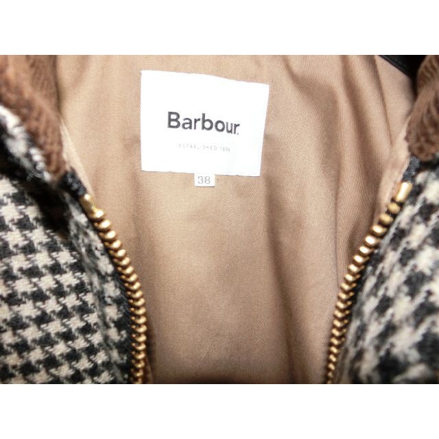 Barbour×BEAMS 別注 BEDALE-F ハウンドトゥースジャケット