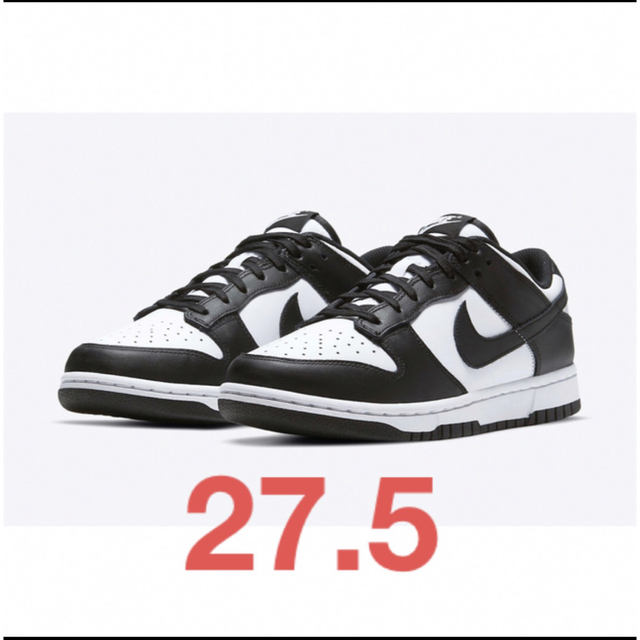 NIKE(ナイキ)のNike Dunk Low Retro White/Black  27.5cm メンズの靴/シューズ(スニーカー)の商品写真