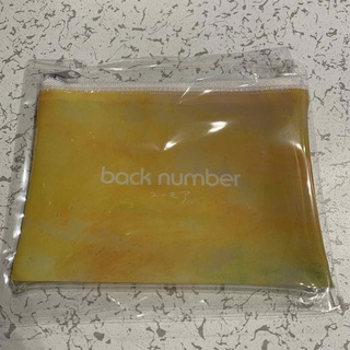 バックナンバー(BACK NUMBER)のback number ユーモア　ビニールポーチ(ミュージシャン)