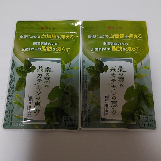 和漢の森　桑の葉&茶カテキンの恵み120粒