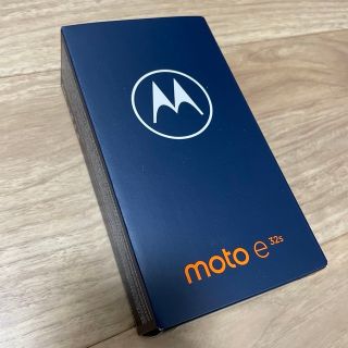 アンドロイド(ANDROID)の未使用開封済 Motorola moto e32s スレートグレイ　Simフリー(スマートフォン本体)