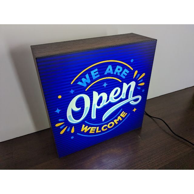 オープン 開店 営業中 ポップアート 看板 置物 雑貨 ライトBOX オープン 開店 営業中 ポップアート 看板 置物 雑貨 ライトBOX