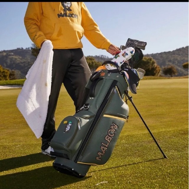 ポイント5倍 マルボン ゴルフ キャディバッグ Malbon Golf 9型
