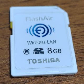 トウシバ(東芝)のTOSHIBA　フラッシュエアー8GB(その他)