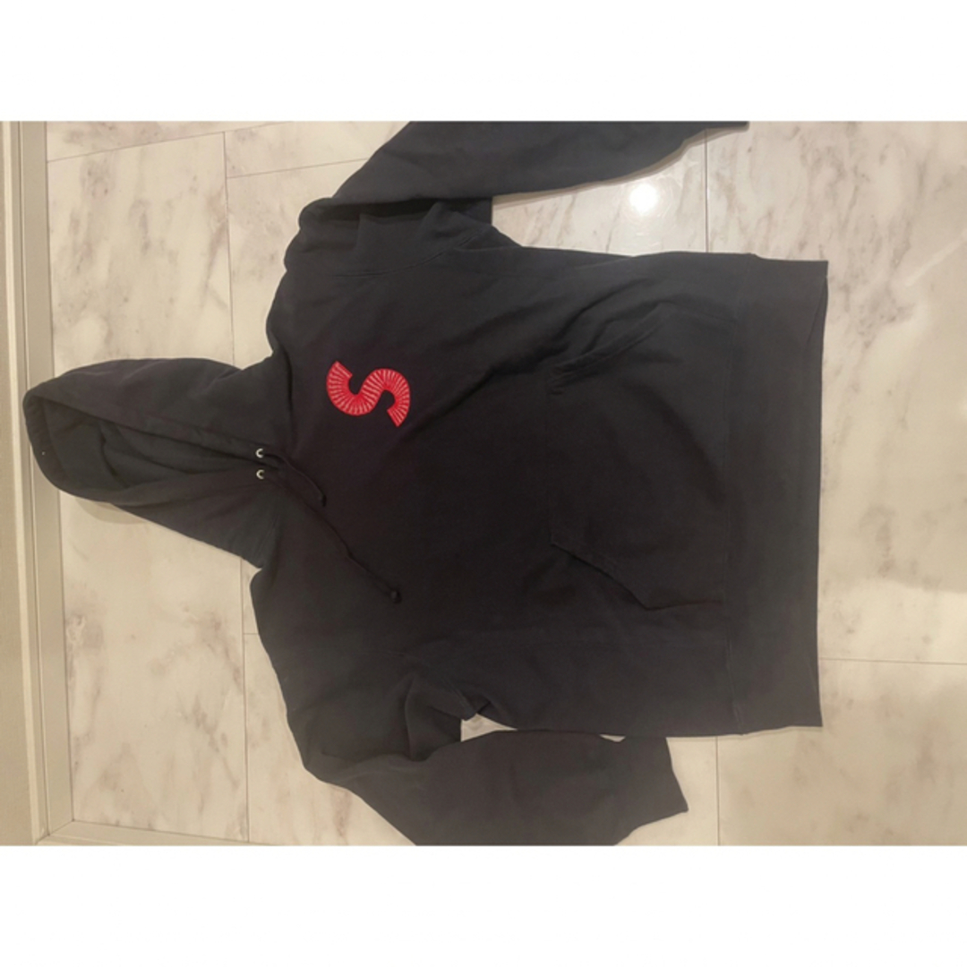 【美品】supreme s logo hooded sweatshirt M 1