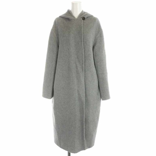 theory 19SS ロングコート ウール P 5~7号 XS~S グレー 最大の割引