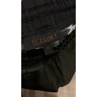 YEEZY season3 ナイロンパンツ size S  BLACK