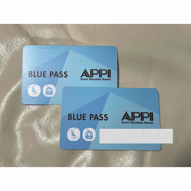 安比高原スキー場　リフト券　BLUE PASS 2枚　複数枚はご相談下さい。 チケットの施設利用券(スキー場)の商品写真