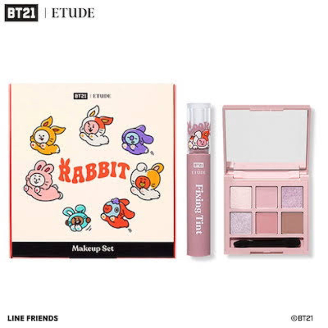 ETUDE HOUSE(エチュードハウス)のETUDE HOUSE エチュードハウス bt21 クッキー メイクアップセット コスメ/美容のベースメイク/化粧品(アイシャドウ)の商品写真