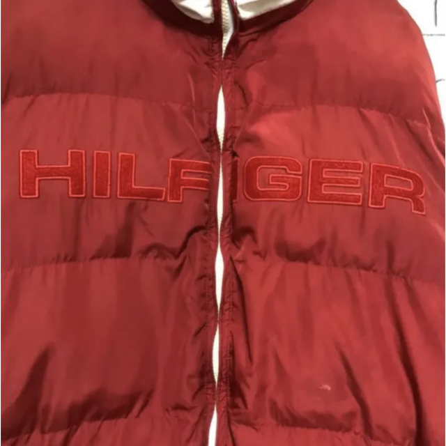 TOMMY HILFIGER(トミーヒルフィガー)の希少 トミーヒルフィガー☆トリコロール中綿リバーシブルジャケット Lサイズ90s メンズのジャケット/アウター(ダウンジャケット)の商品写真