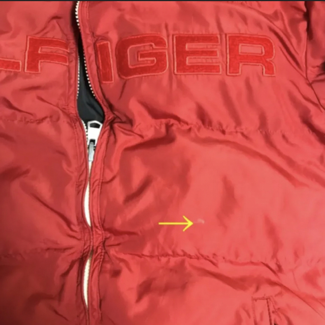 TOMMY HILFIGER(トミーヒルフィガー)の希少 トミーヒルフィガー☆トリコロール中綿リバーシブルジャケット Lサイズ90s メンズのジャケット/アウター(ダウンジャケット)の商品写真