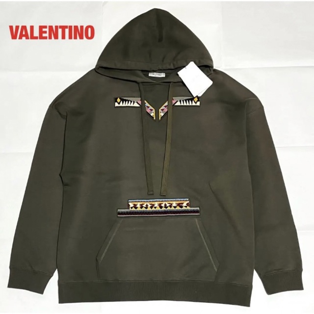 valentino ミニロゴ パーカー ブラック XL | www.bauen.com.ar