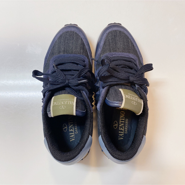 VALENTINO ヴァレンティノ レディース スニーカー ネイビー 紺 デニム