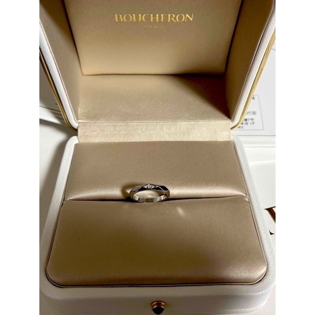 翌日発送可能】 BOUCHERON 9号 ファセットリング 3Pダイヤモンド