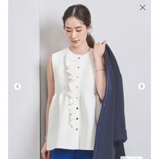 ユナイテッドアローズ(UNITED ARROWS)のユナイテッドアローズ　　フリルニットベスト(その他)