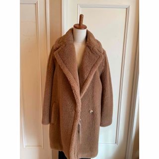 マックスマーラ(Max Mara)の【専用です】   MaxMara テディベアコート ミドル丈 キャメル 未使用(ロングコート)