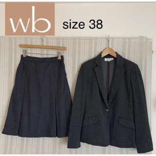 使用感少なめ　高級　wb   定価10万円　日本製　スカート　スーツ　38(スーツ)