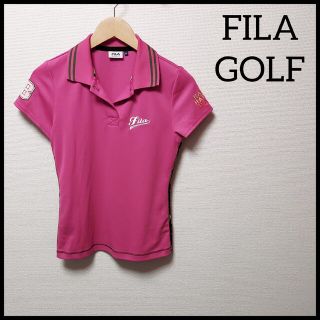 フィラ(FILA)のFILA　フィラ　レディース　Ｍサイズ　ゴルフ　ウェア　半袖　シャツ　ポロシャツ(ウエア)