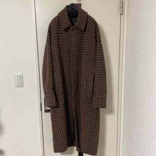 ヨーク(YOKE)のYOKE DOUBLE JQUARD KNIT BALCOLLAR coat(ステンカラーコート)