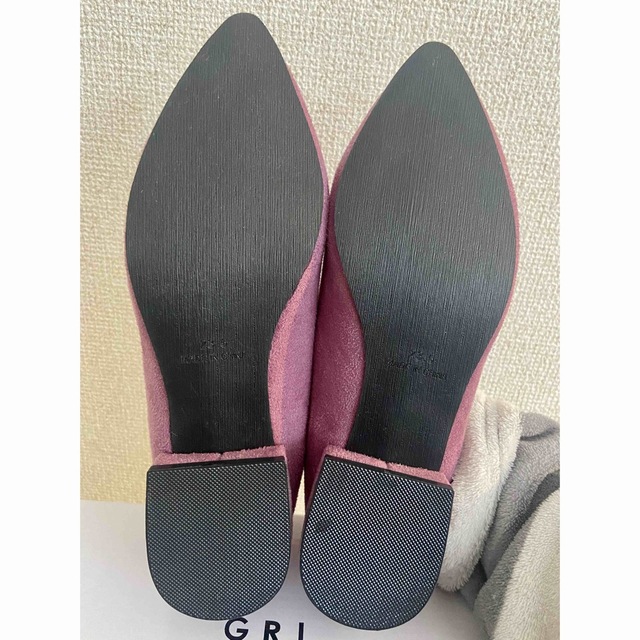 GRL(グレイル)のGRL 低反発スエードローヒールパンプス ピンク レディースの靴/シューズ(ハイヒール/パンプス)の商品写真