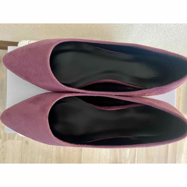 GRL(グレイル)のGRL 低反発スエードローヒールパンプス ピンク レディースの靴/シューズ(ハイヒール/パンプス)の商品写真