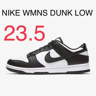 ナイキ(NIKE)のNIKE WMNS DUNK LOW ホワイト ブラック パンダ 23.5cm(スニーカー)