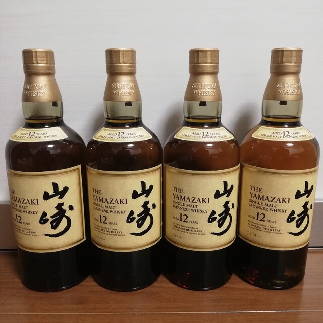 サントリー 山崎 12年 700ml ４本セット 新品未開栓品-