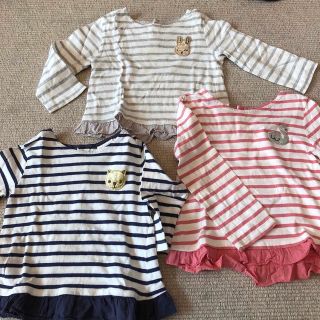 ザラキッズ(ZARA KIDS)のzara baby⭐︎ボーダー3点セット(Ｔシャツ)