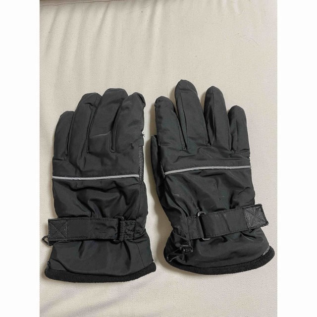 手袋 5本指 25センチ メンズ レディース 黒 ブラック スノーグローブ 雪の通販 by HU's shop｜ラクマ