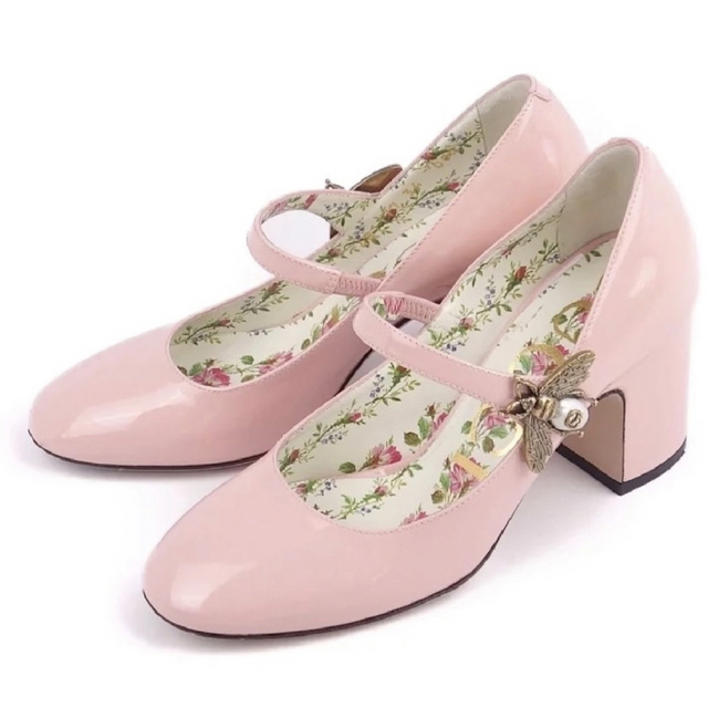 GUCCI パテントレザー パンプス レディース 靴/シューズ v3eventos.com.br