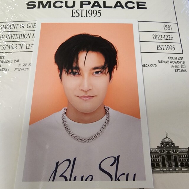 SUPER JUNIOR(スーパージュニア)のSMCU  Portrait Ver. ポストカード シウォン エンタメ/ホビーのCD(K-POP/アジア)の商品写真