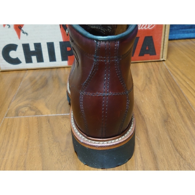 値下げ展示品】チペワ1901G40 フィールドブーツ CORDOVAN 色褪せ有