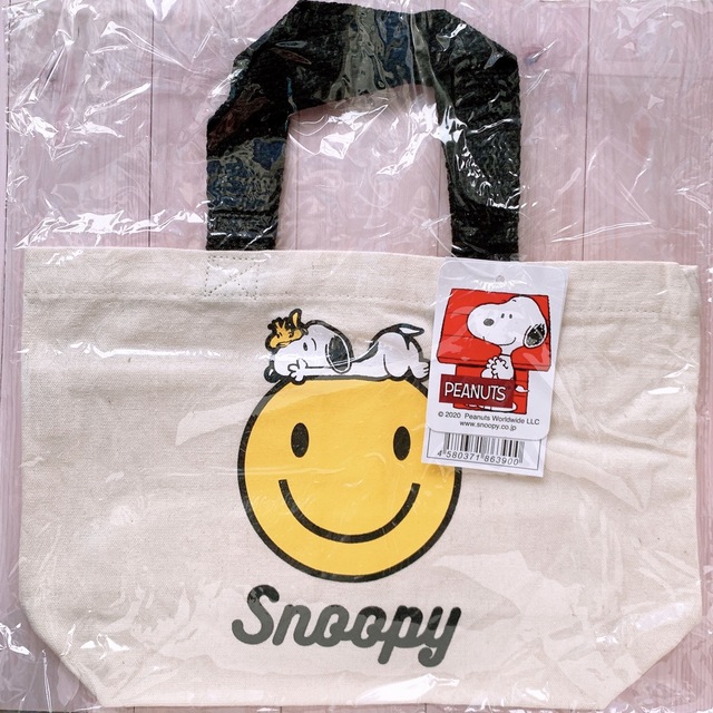 SNOOPY(スヌーピー)のスヌーピー SNOOPY トートバッグ 犬 お散歩バッグ スリーアローズ  新品 レディースのバッグ(トートバッグ)の商品写真